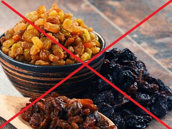 You can't eat plums and raisins