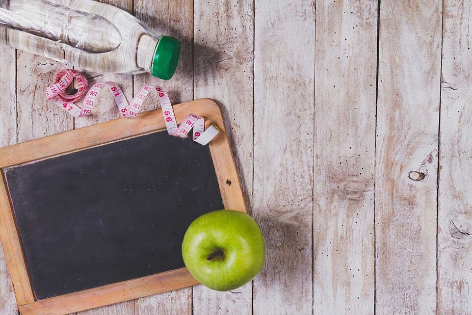 Healthy eating helps with weight loss