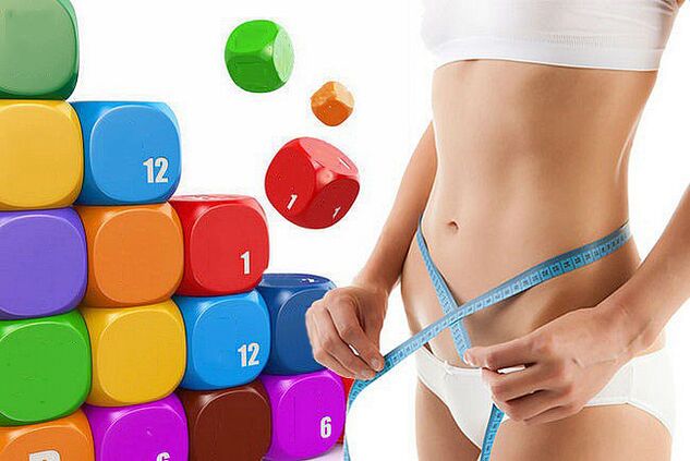 Vitamins in a weight loss diet
