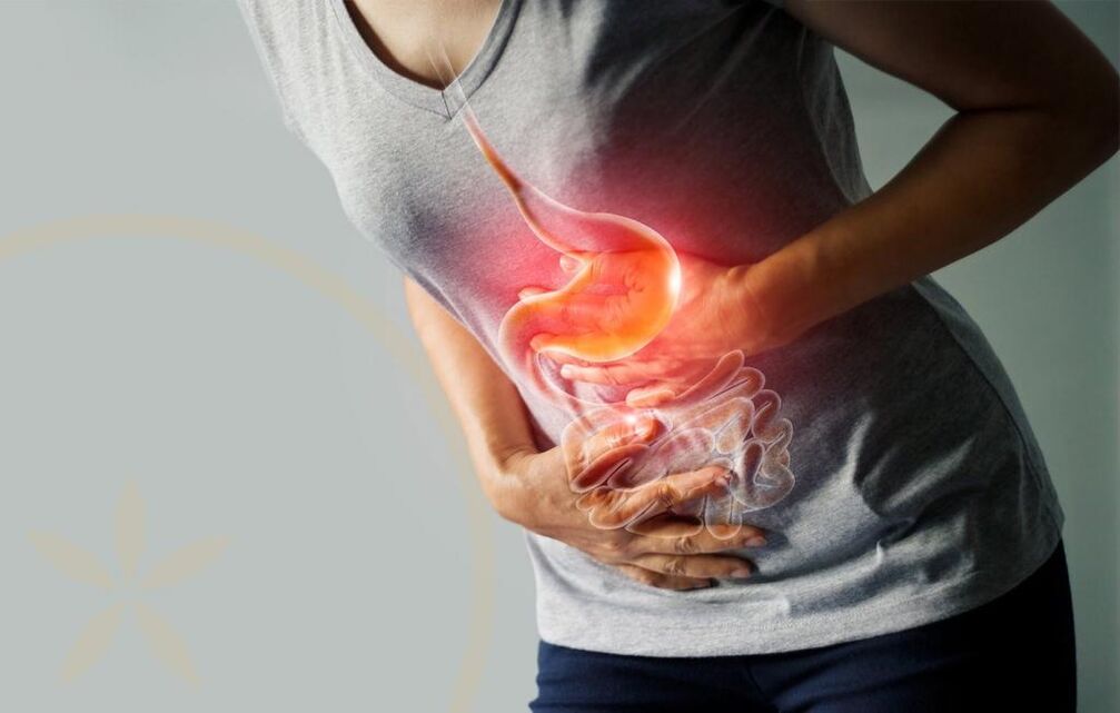 Stomach pain caused by the keto diet