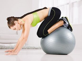 fitness ball exercise to lose weight