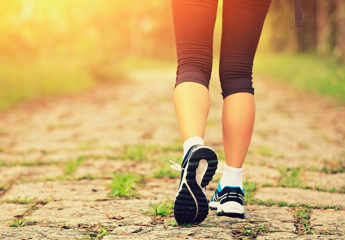 Walk to reduce belly and side weight